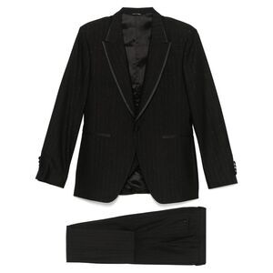 Reveres 1949 Black Suits - Single Breasted Suits Men
